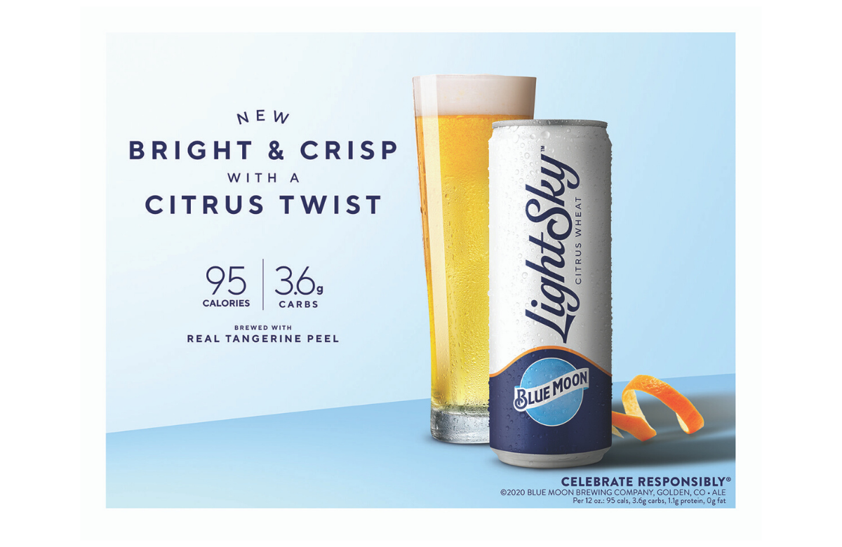 95-calorie Blue Moon LightSky makes national debut | Molson Coors Beer